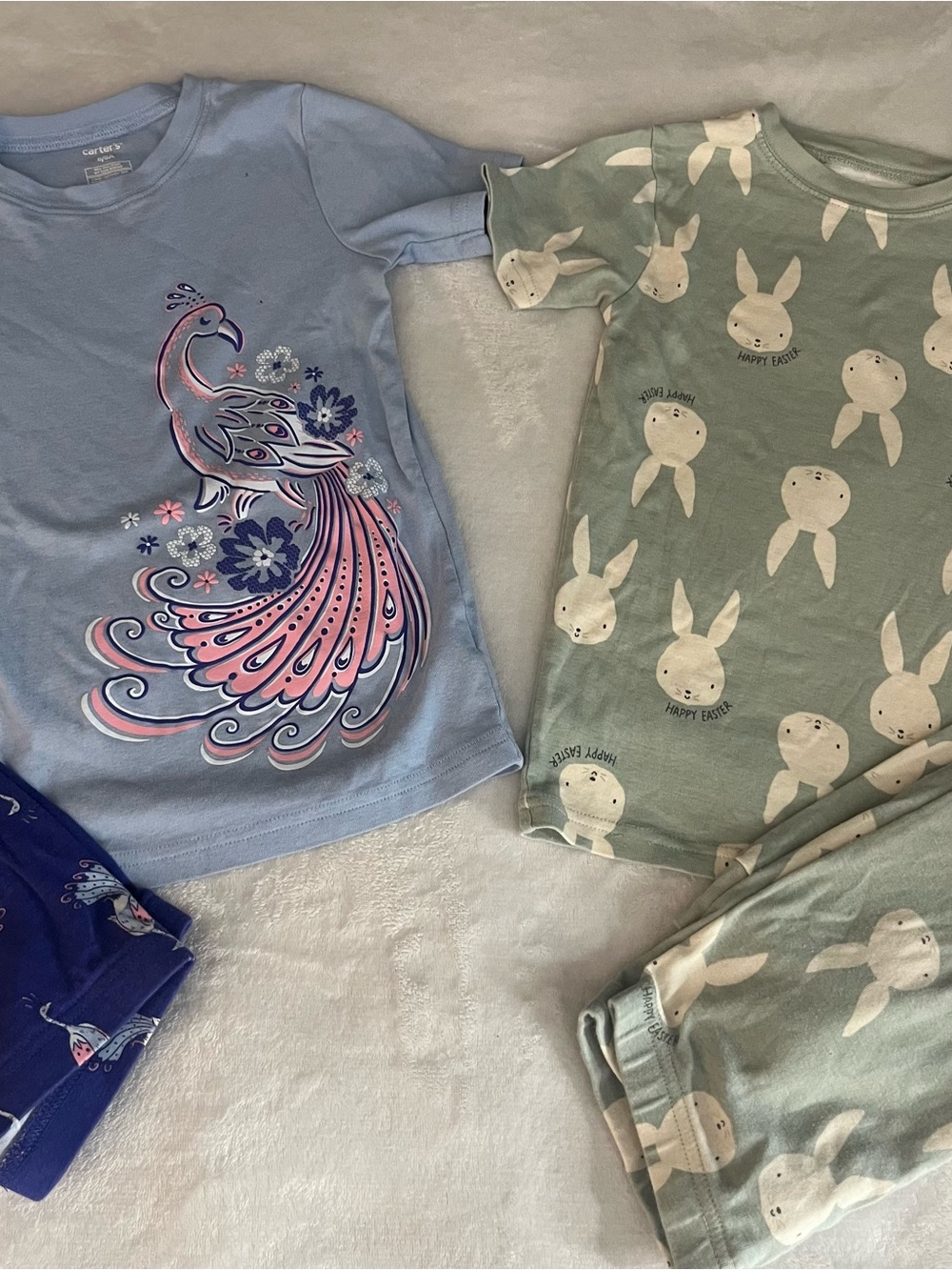 Carter’s Girl Set Of 2 Cotton Pajama Sets Sz 8